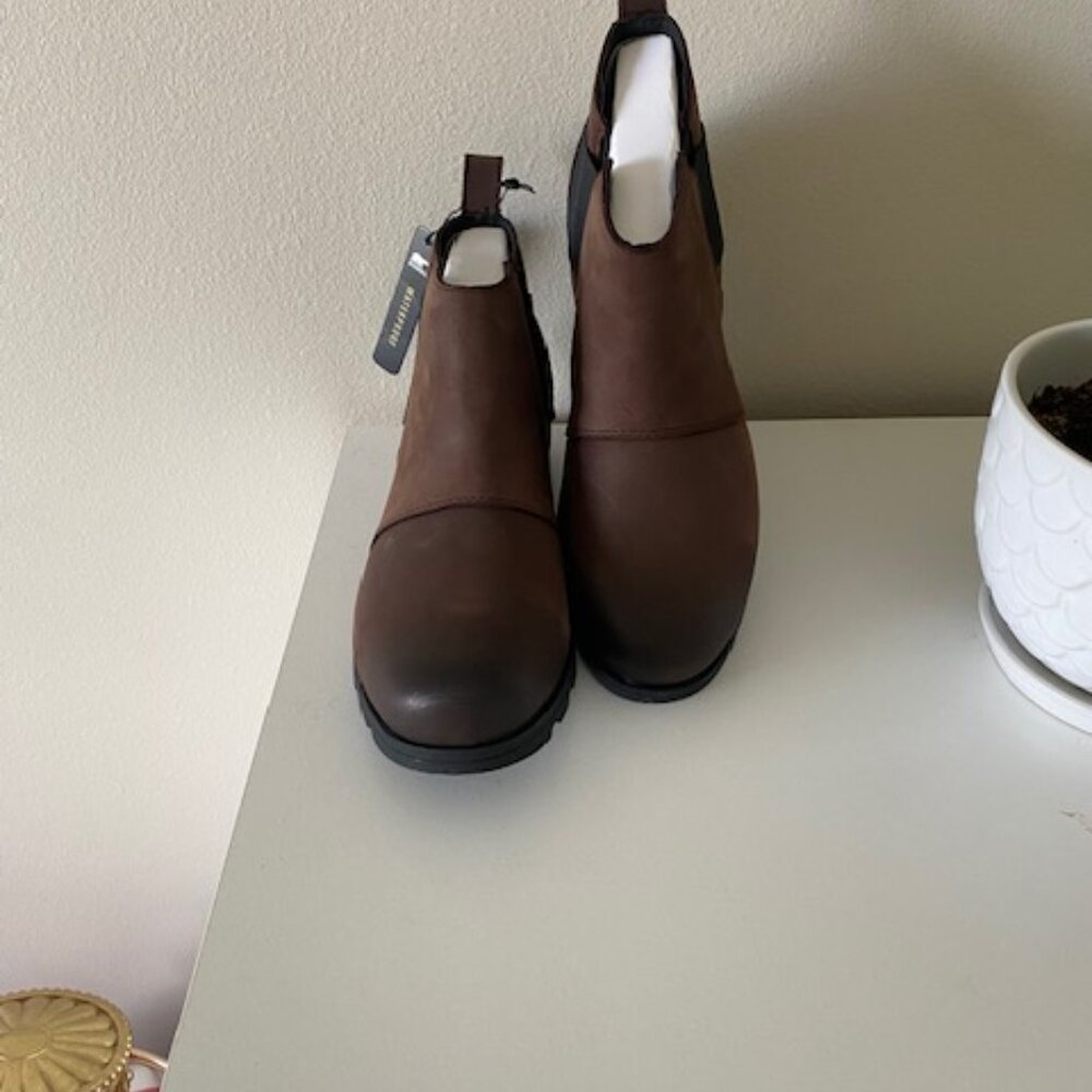 Sorel Emelie Chelsea Boot 9.5 Dark Brown